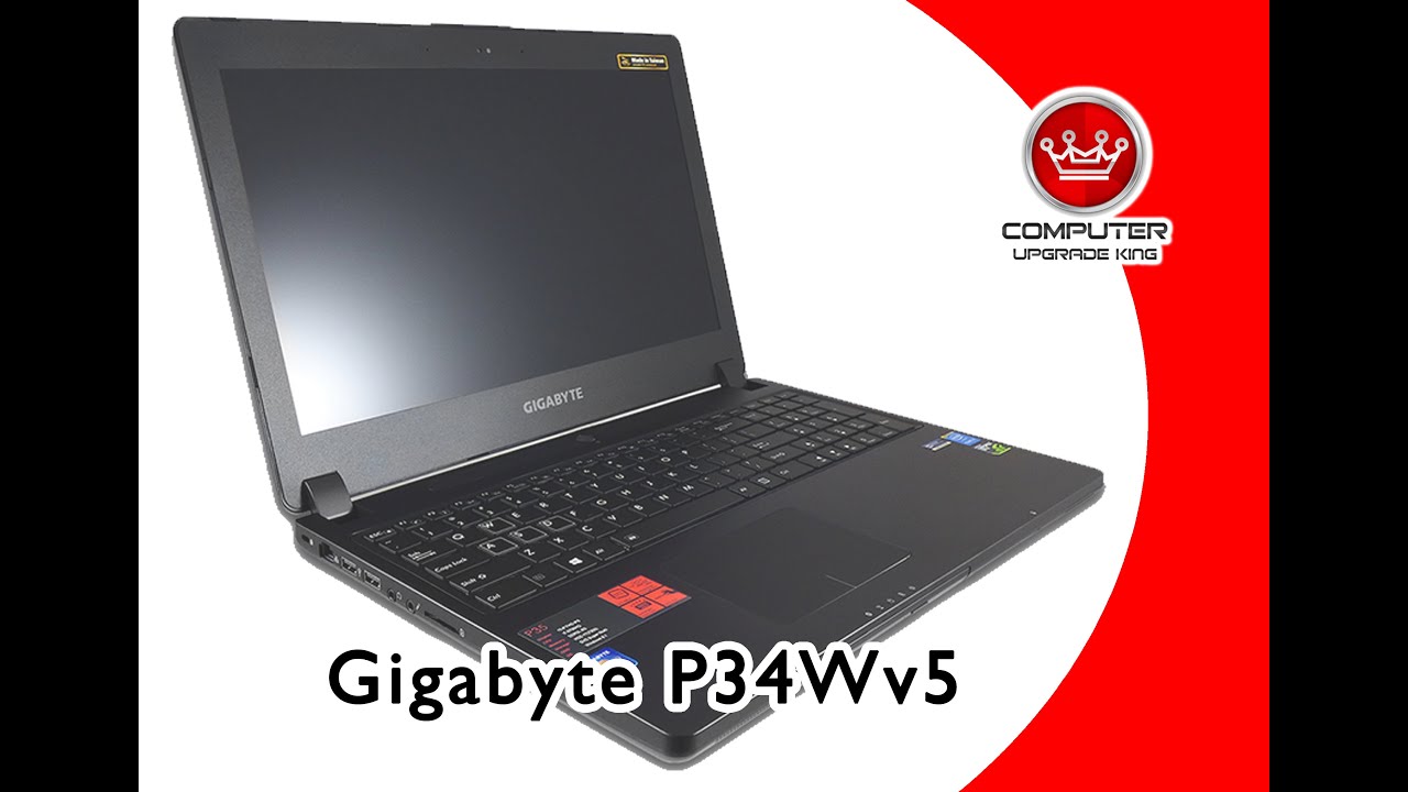 Gigabyte P34W v5 Gaming Laptop Unboxing | Computer Upgrade King