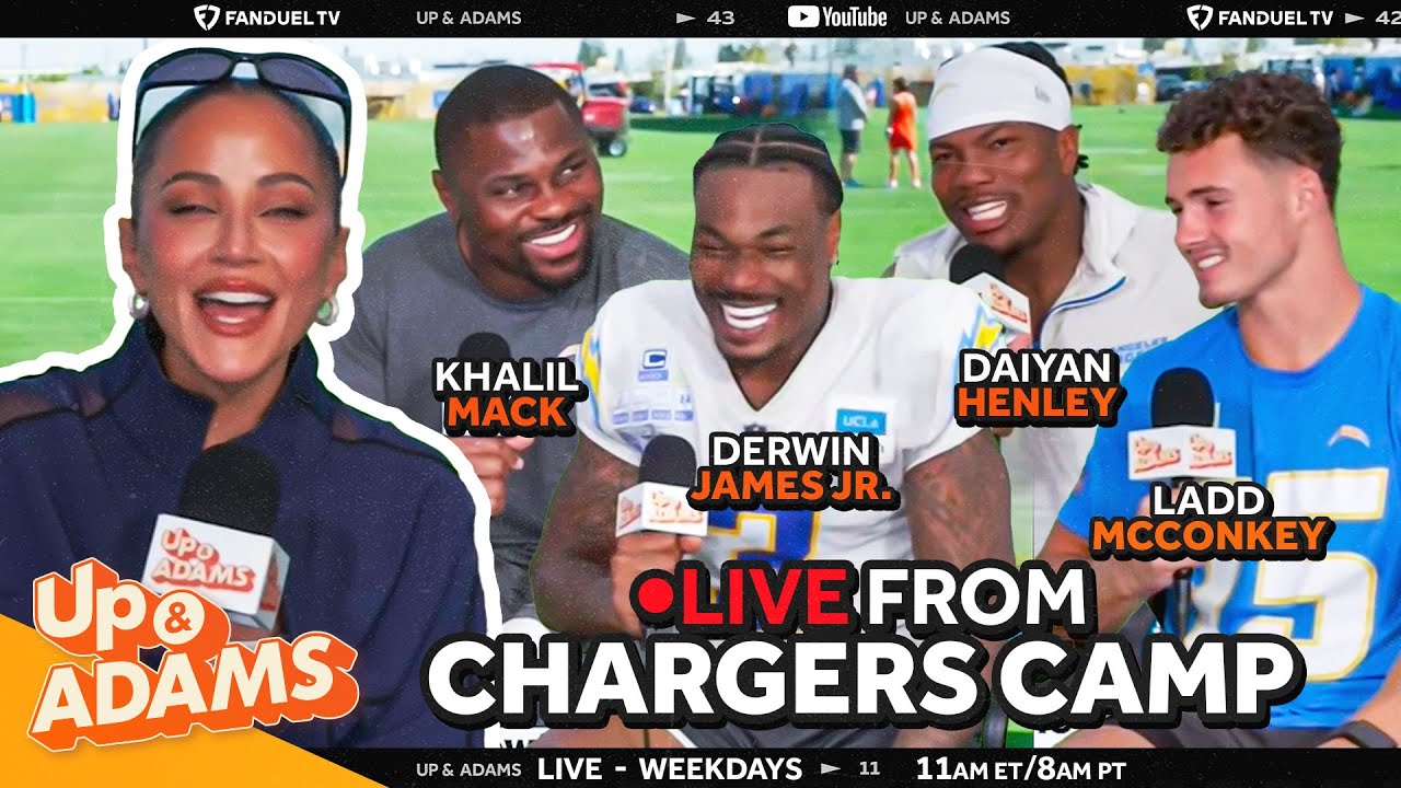 Derwin James Jr, Ladd McConkey, Khalil Mack & Daiyan Henley! | LIVE from Chargers Training Camp