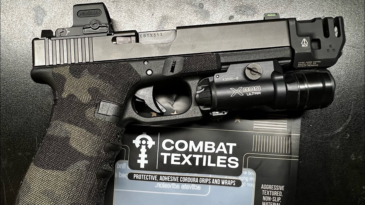 Glock 17 gen 3 | Combat Textiles grip install