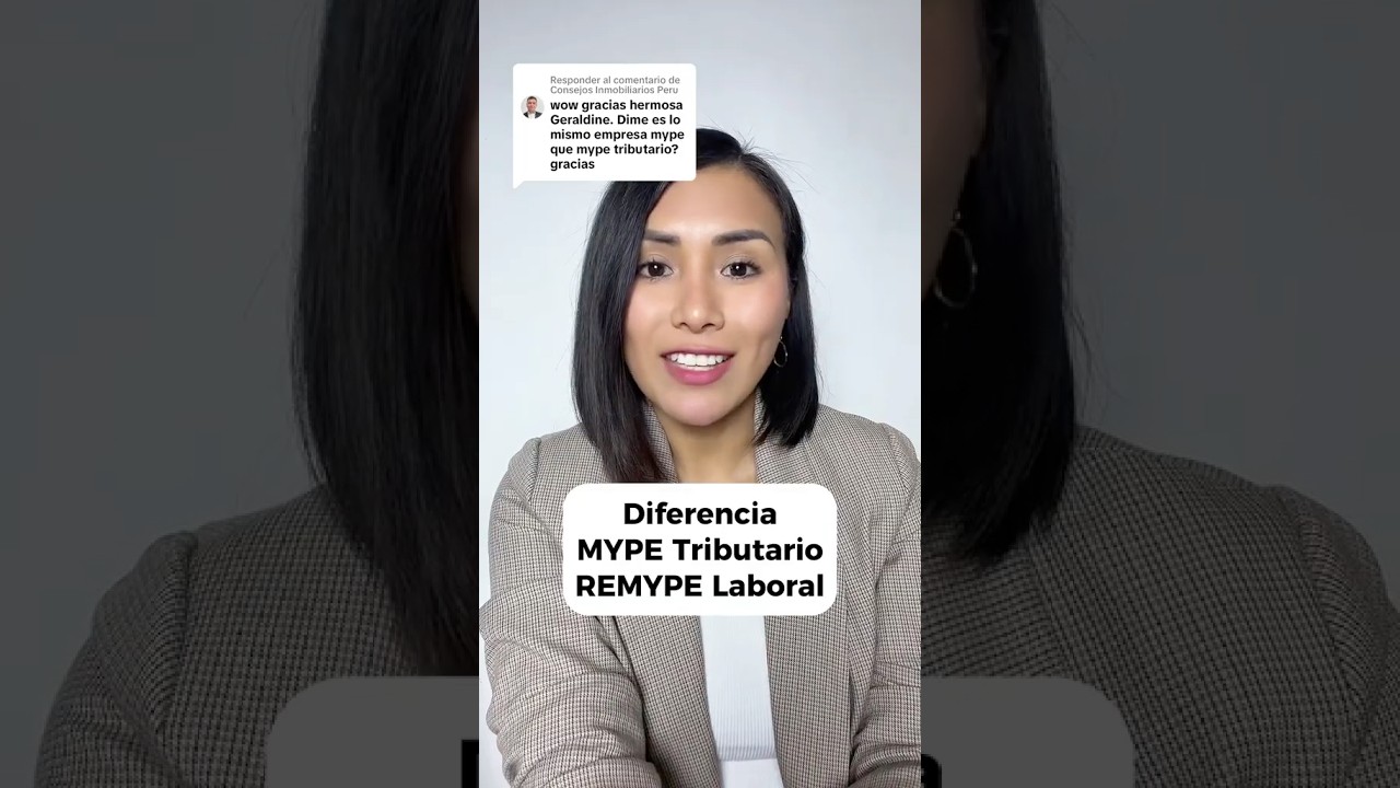 &iquest;MYPE y REMYPE es lo mismo?