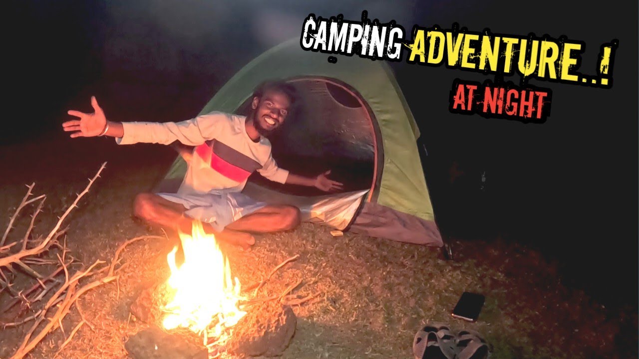 Night Camping at Deep  Forest..! Stay camping & Cooking #Nightcampingtamil