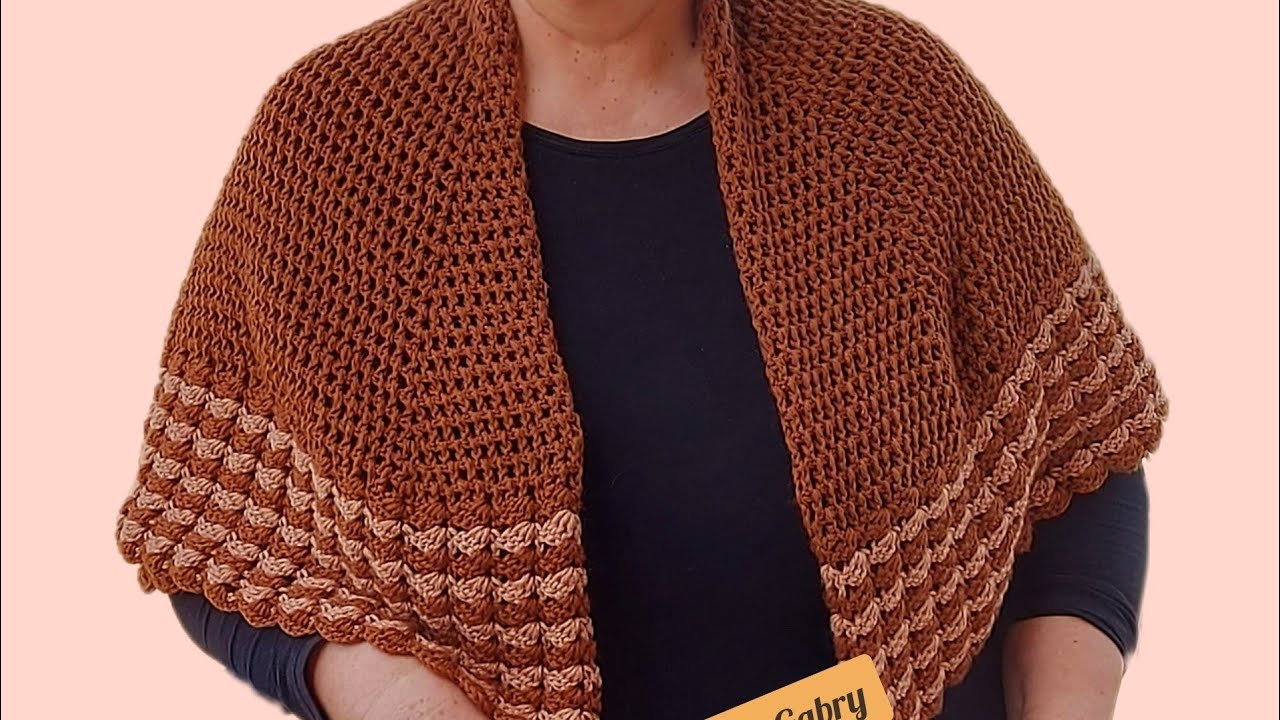 MANTELLA DELLA NONNA - VARIANTE Uncinetto facile