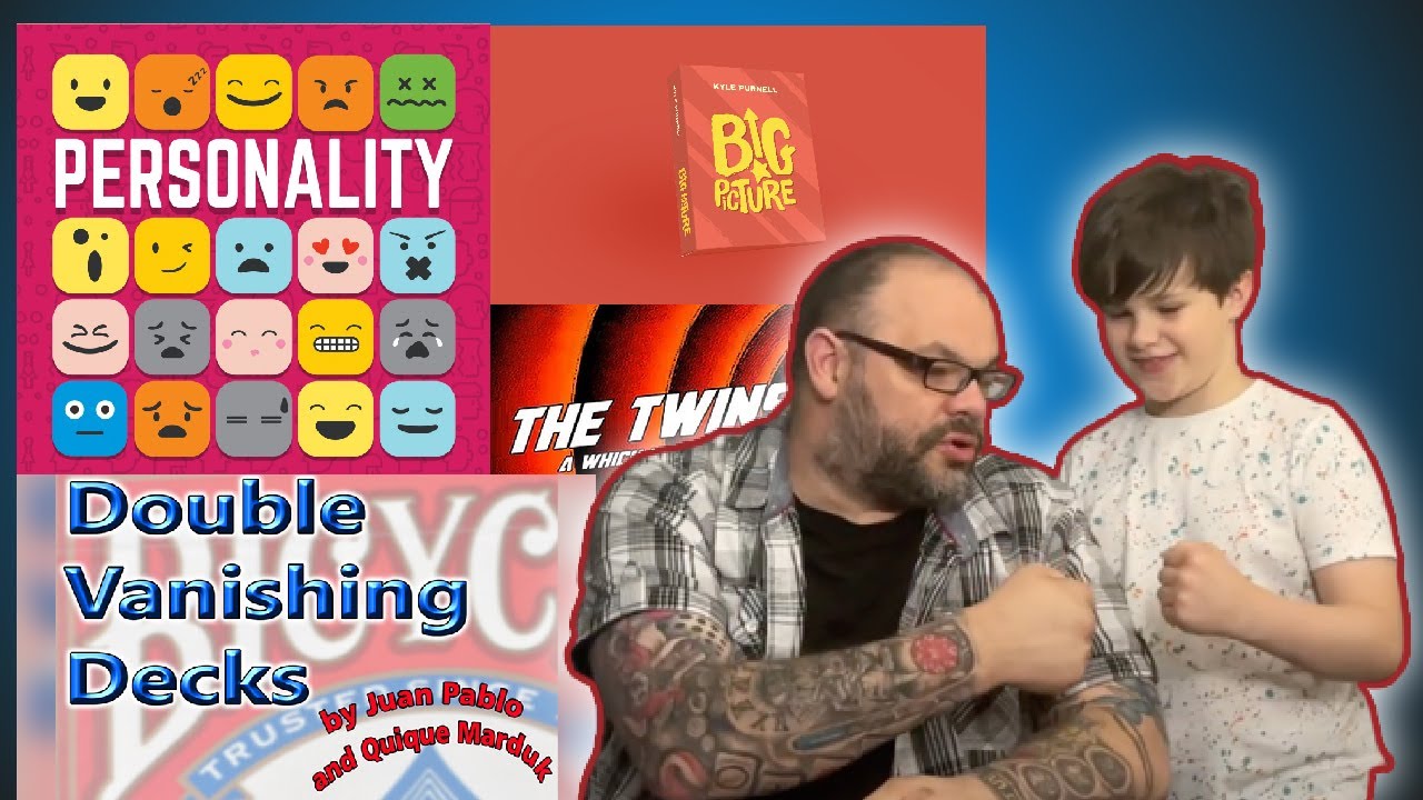 Personality, Big Picture, Twins & Double Vanishing Deck | Craig & Ryland's Magic Review Show #103