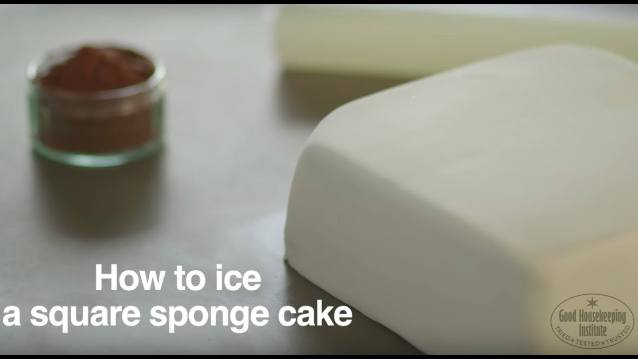 How To Ice A Square Cake | Good Housekeeping UK