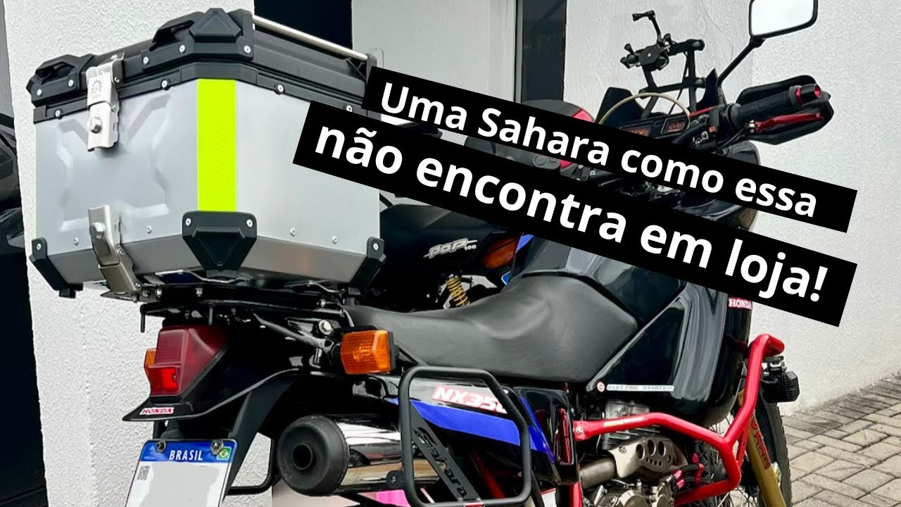 Essa é a minha moto NX350 Sahara 2025