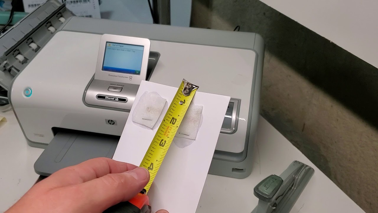 Fix OUT OF PAPER when paper is in printer HP D7260 C7280