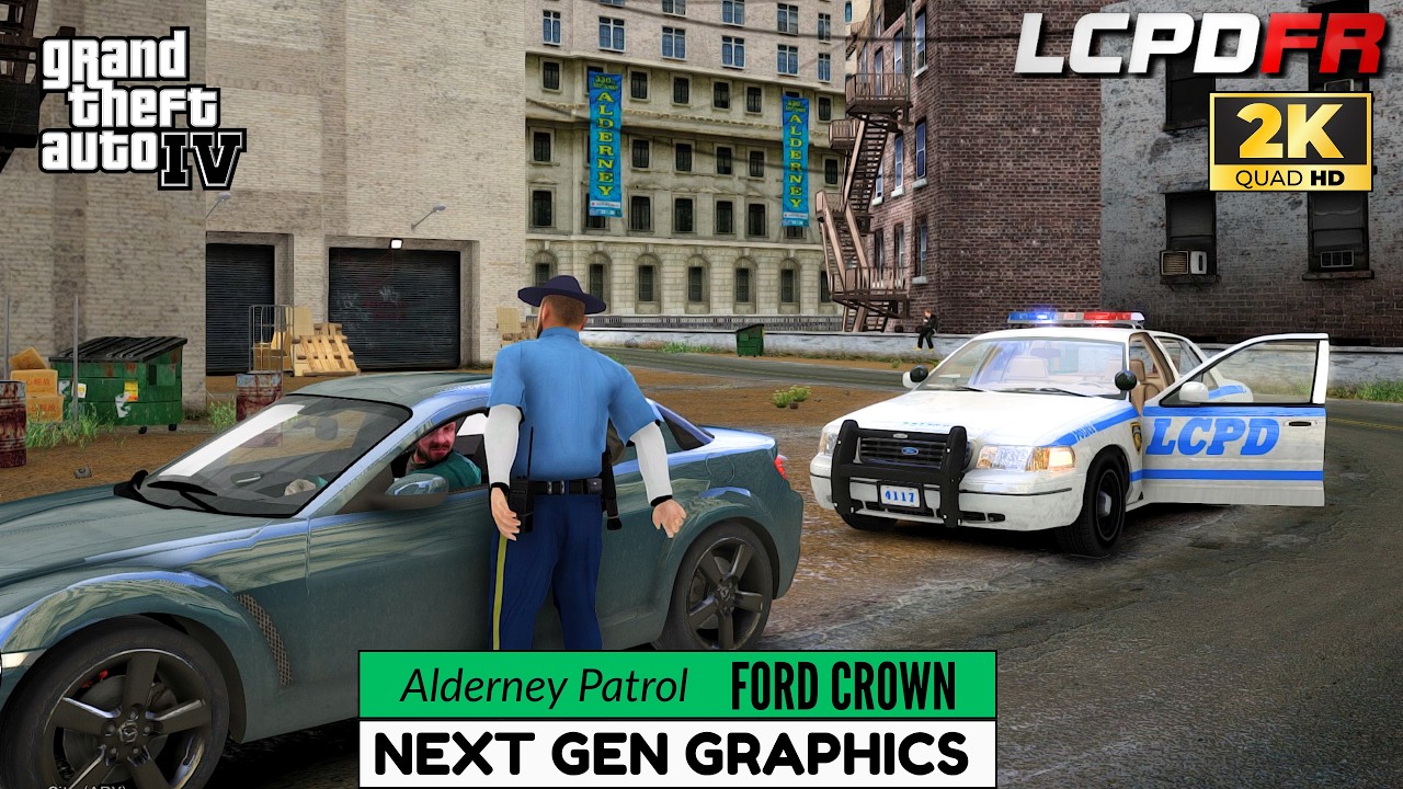 GTA IV LCPDFR 🚔 2026 GAMEPLAY | ALDERNEY PATROL | LCPD FORD CROWN | ULTRA GRAPHICS 60+ FPS