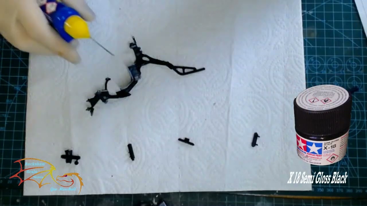 Tamiya Kawasaki Ninja ZX-12R Scale 1/12  Part 3