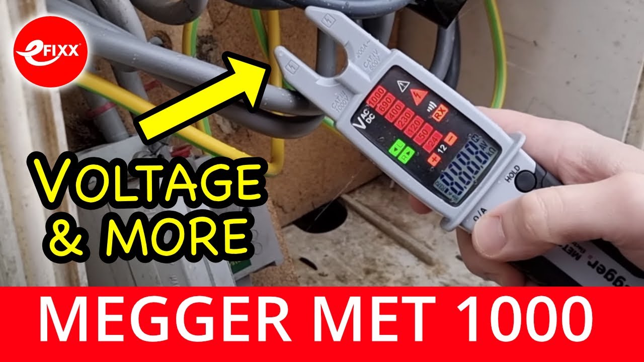 MEGGER MET1000 GS38 VOLTAGE INDICATOR which measures CURRENT & MORE!