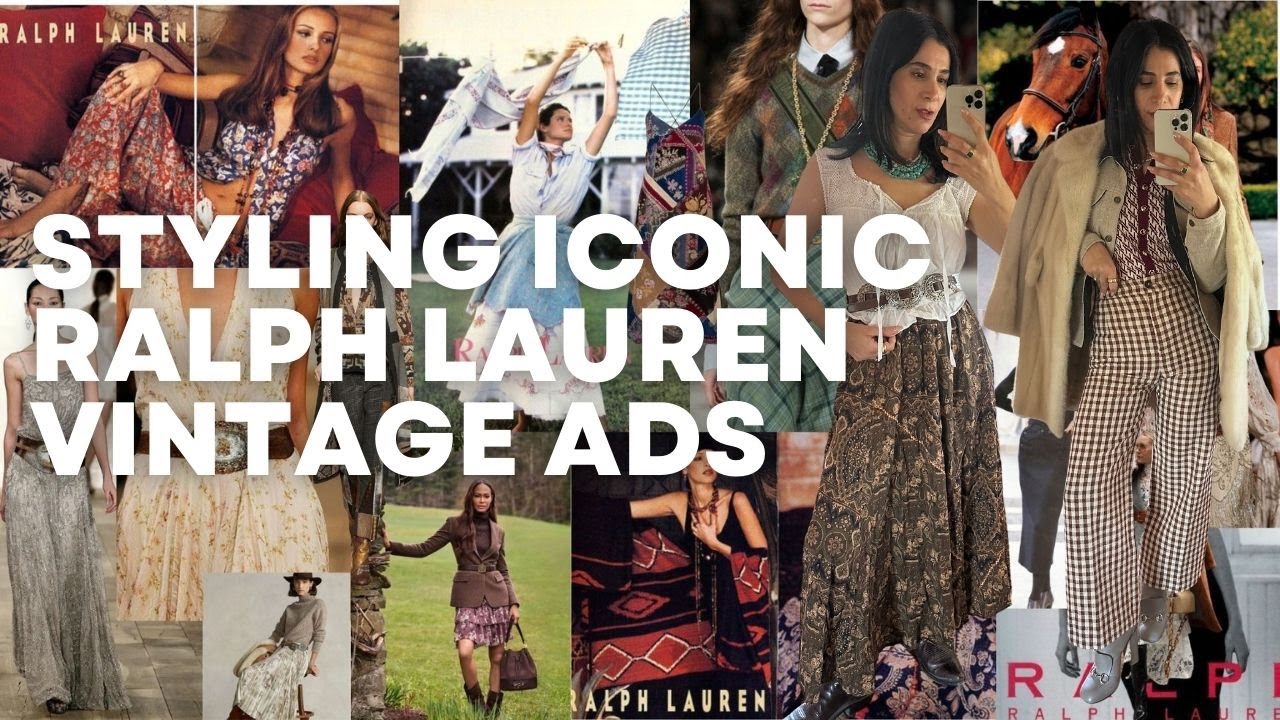 STYLING ICONIC RALPH LAUREN VINTAGE ADS