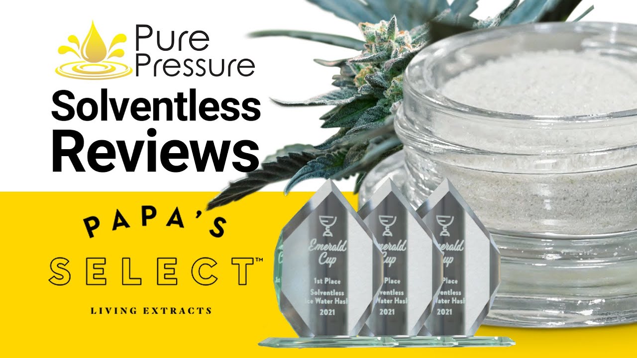 Solventless Reviews Ep8: Papa's Select Full Melt Ice Water Hash
