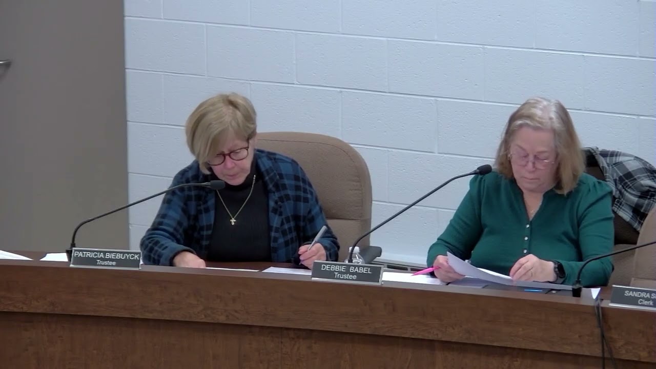 East China Township Board, Meeting, Tues. Feb. 17,  2026