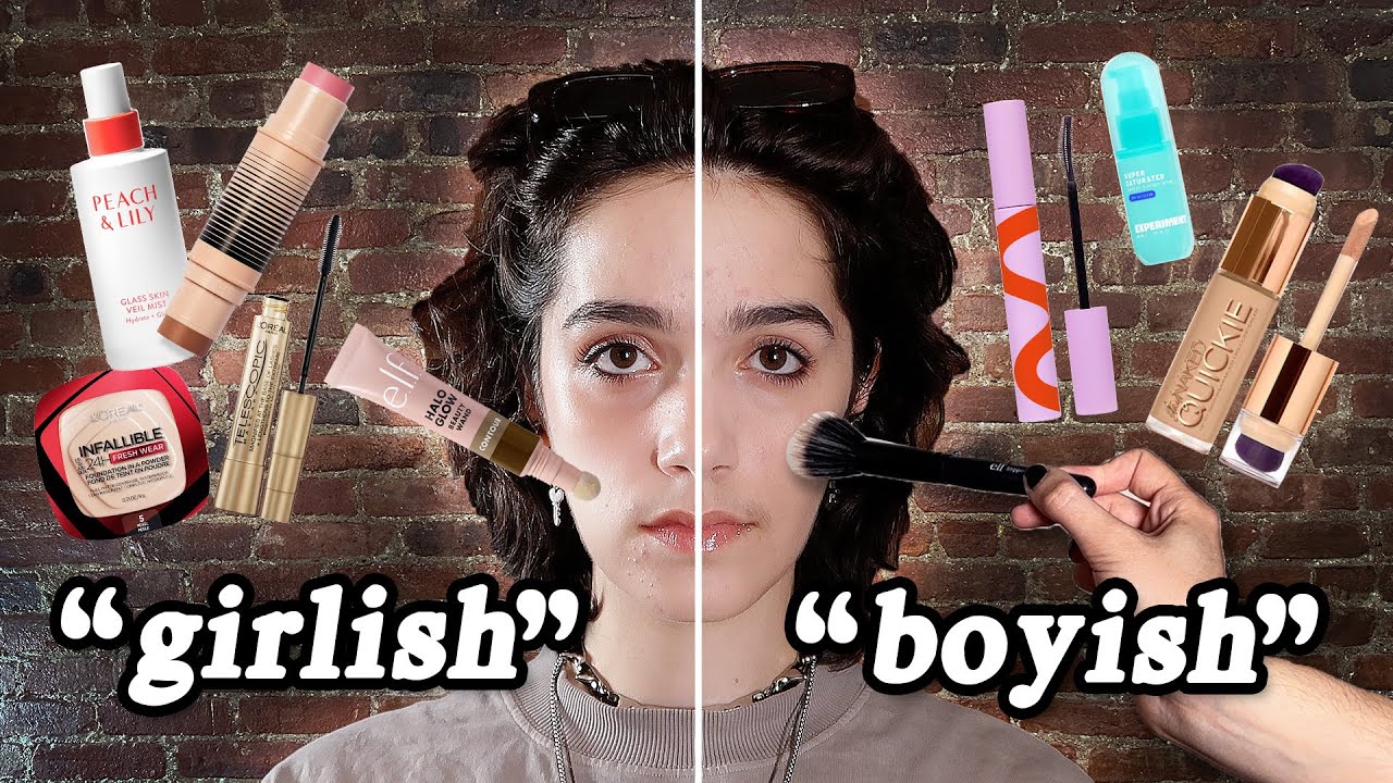 girlish vs. boyish makeup for beginners (from an enby)