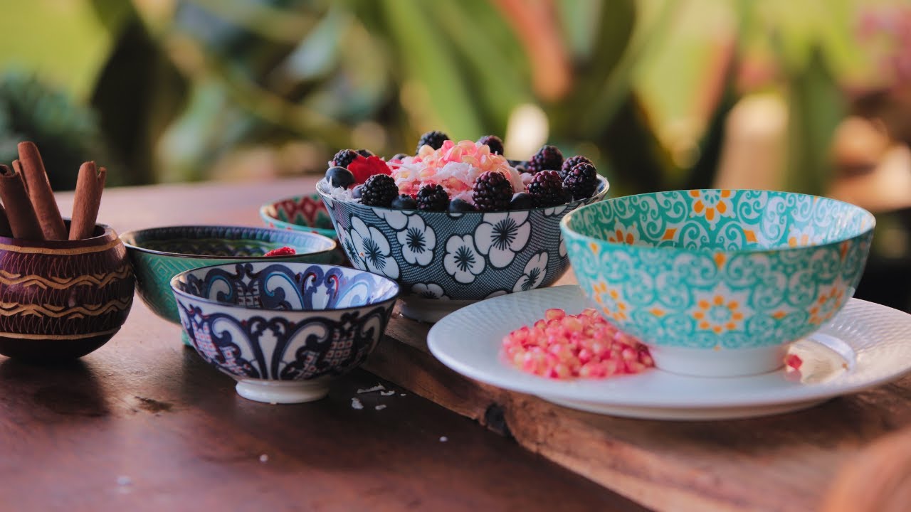 Daily Calm and Mindfulness| Fresh Tropical Immune Boosting Meal | Countryside Slow Living