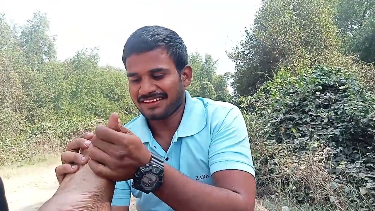 Leg ka massage किया मजा आया😁👍