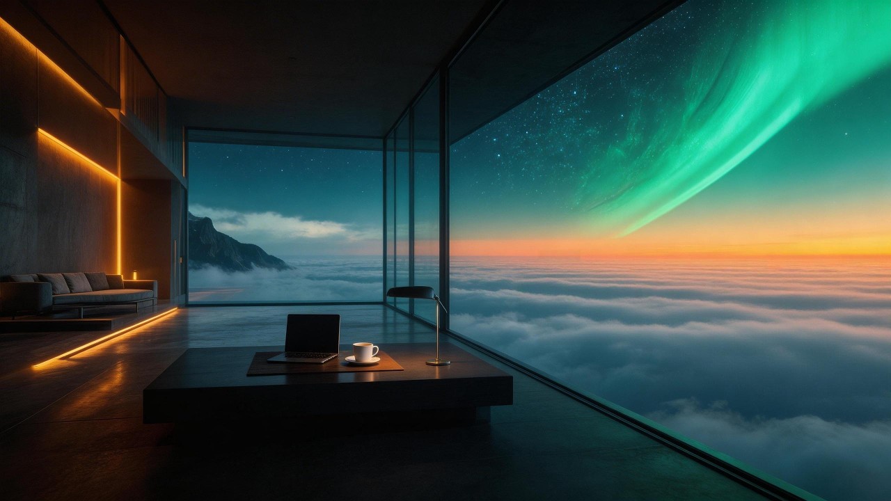 Aurora Over the Cloud Sea · Flow State