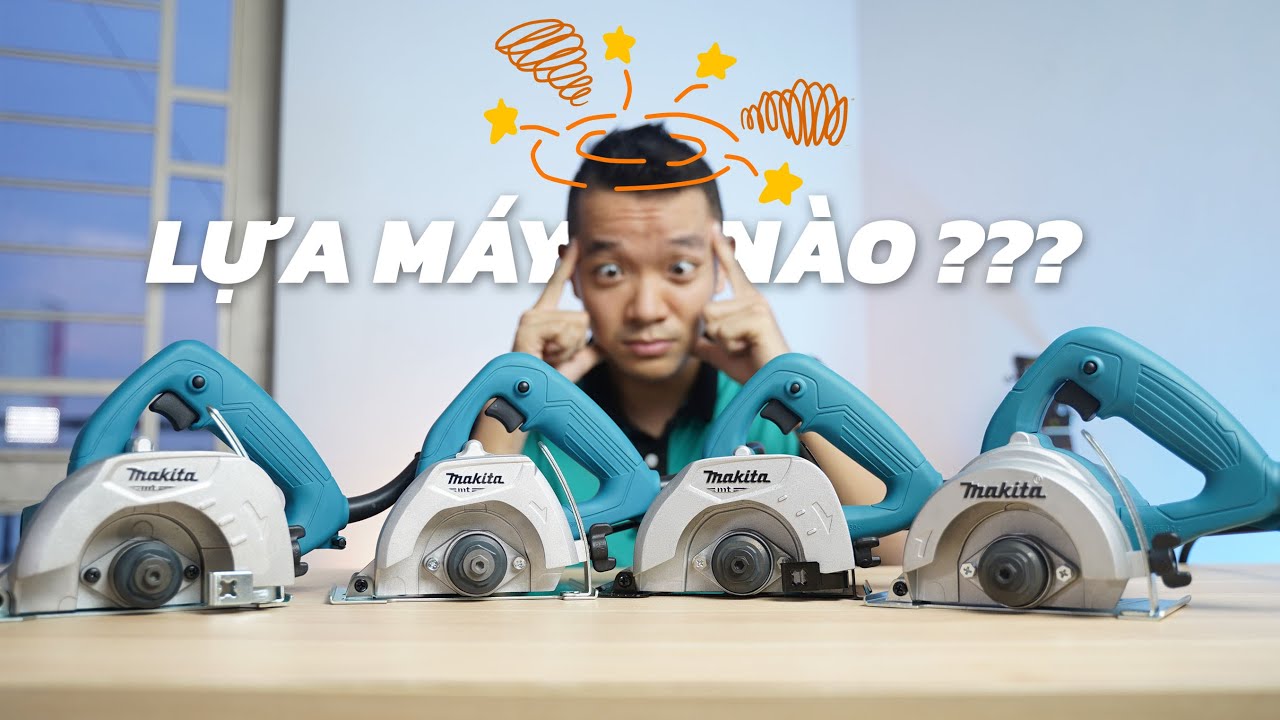 So Sánh Cho Dễ Chọn, 4 Máy Cắt Gạch Makita 4100NH3, M4100, M4101, M0401 | Tầm Giá 900k - 1Tr1