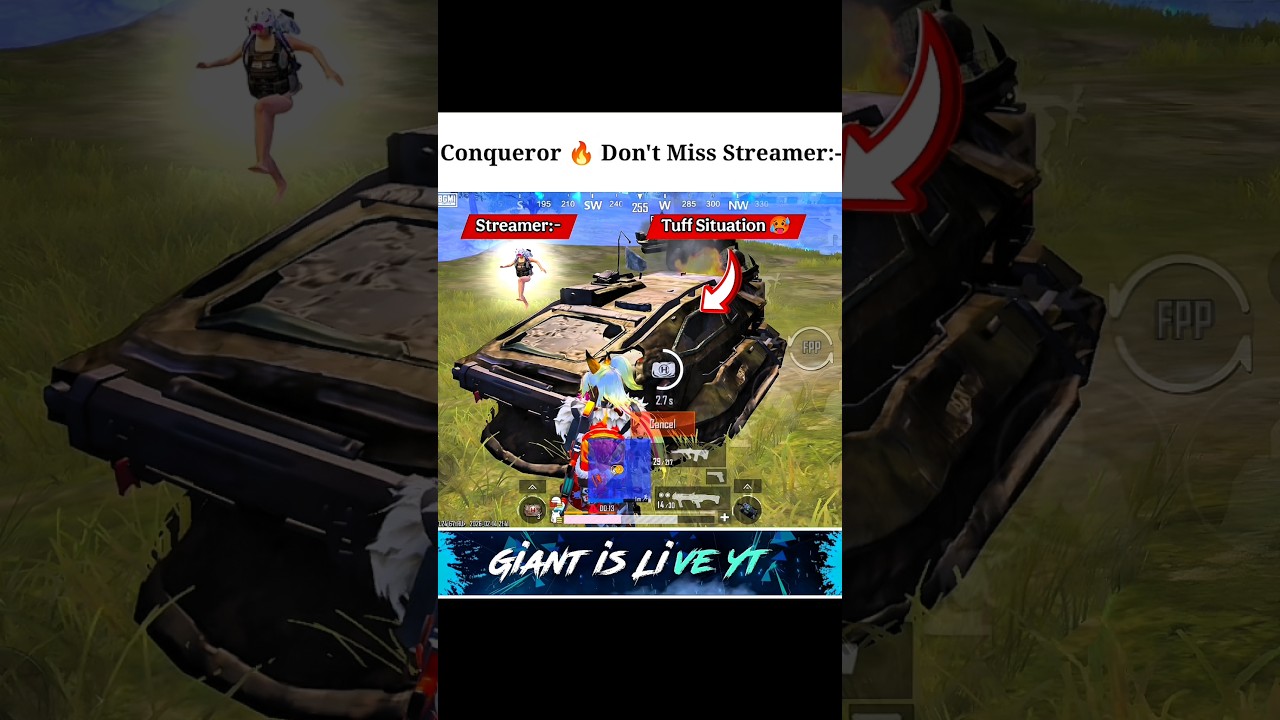 Solo Rank Push 🔥 Don't Miss End Streamer 🥵 #solorank #bgmishorts