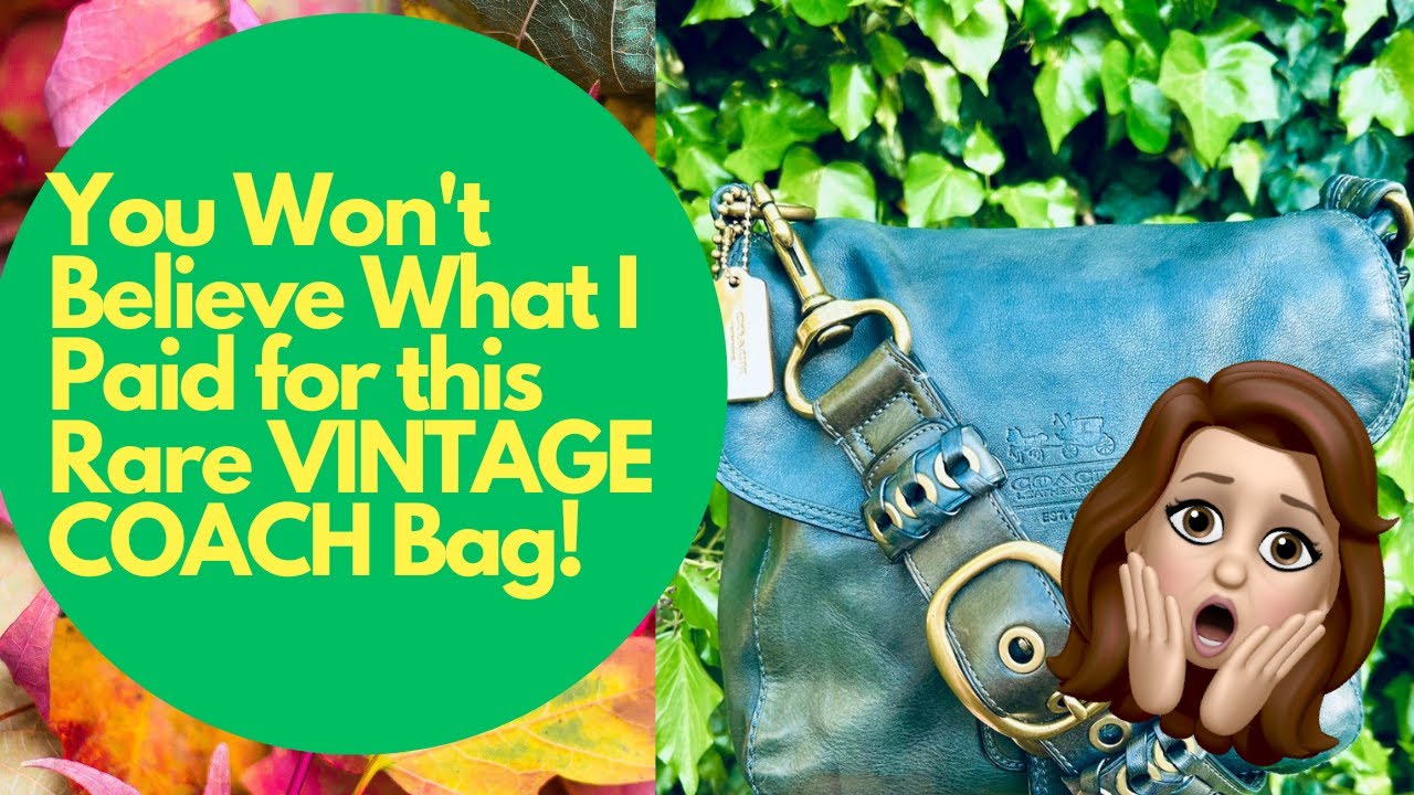 You Won't Believe What I Paid for This Rare VINTAGE COACH Bag!