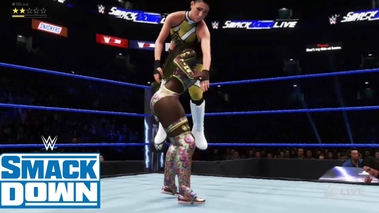 WWE 2K20 Naomi vs Brie Bella vs Bayley | Smackdown Live