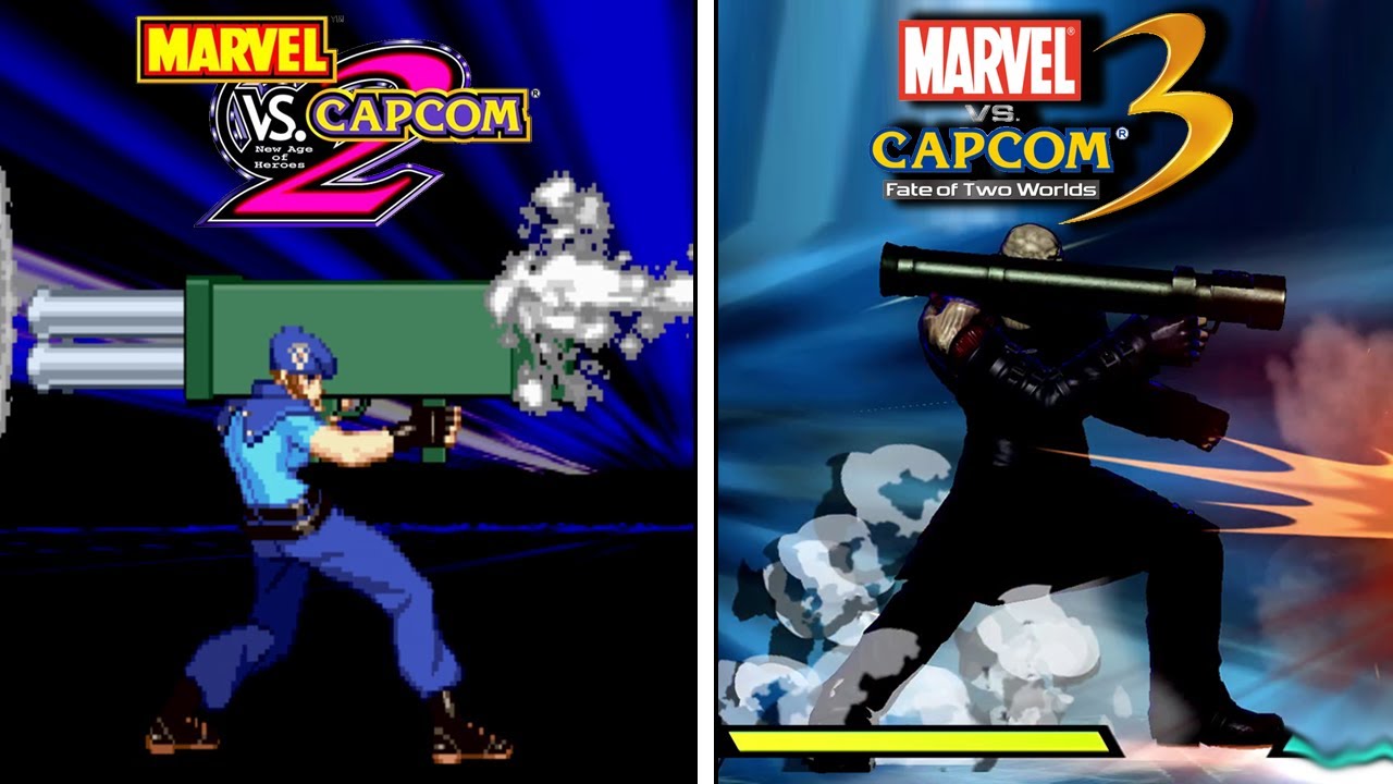 MvC2 vs MvC3! Hyper/Special/Combo comparison!