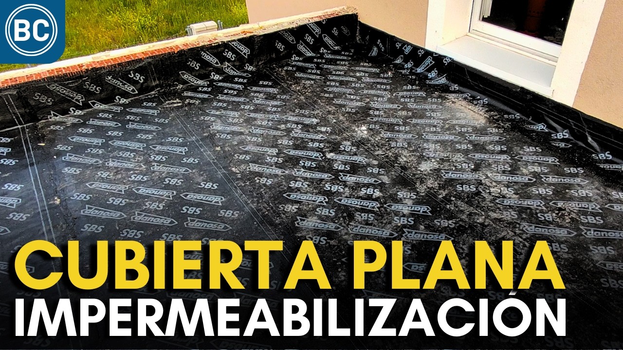 🔷 IMPERMEABLIZAR CUBIERTA PLANA, pendientes y lámina asfáltica |  EP.90 Construyendo nuestra casa