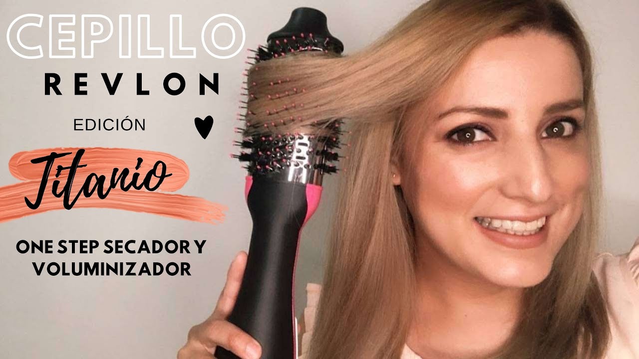 Cepillo Revlon Edición Titanium | One Step Secador y Voluminizador
