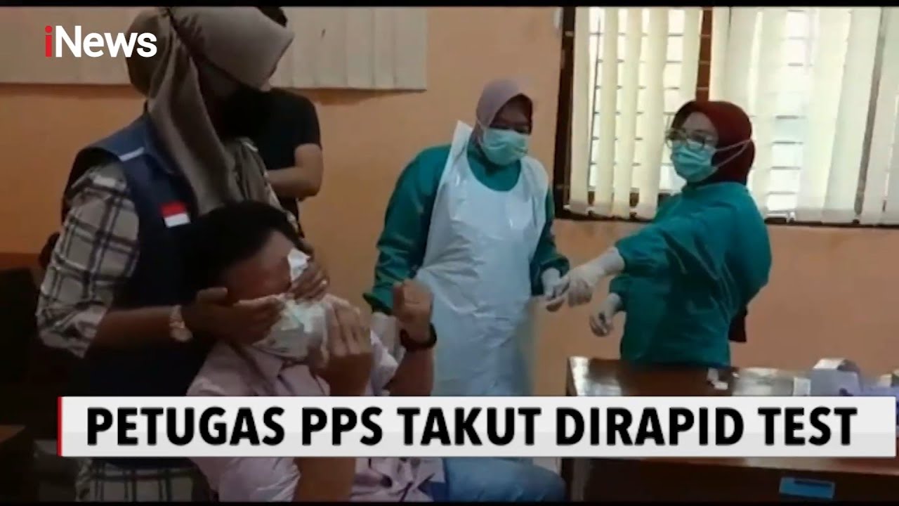 Takut Melihat Jarum Suntik saat Rapid Tes, Seorang Pengawas TPS Jatuh Pingsan - iNews Pagi 28/11