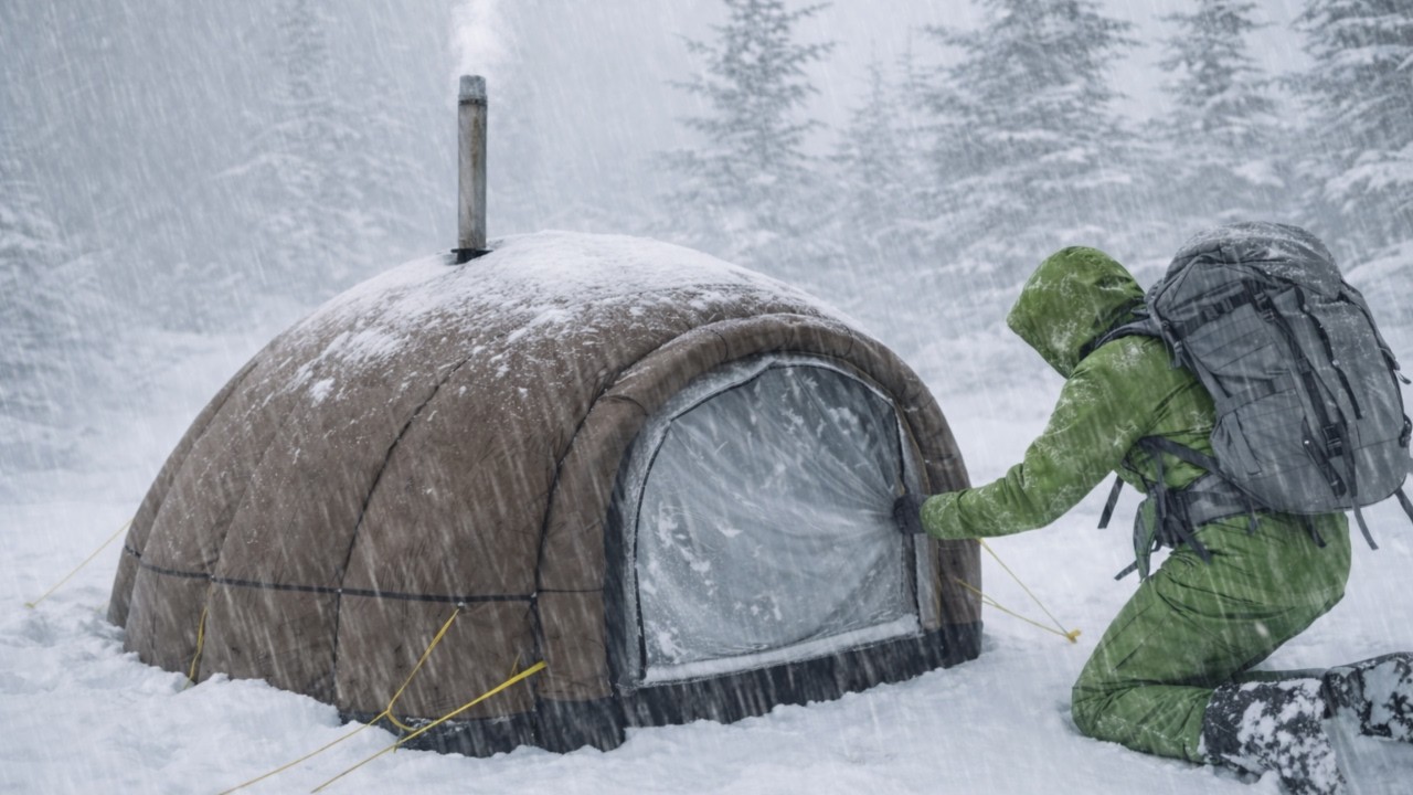 Hot Tent VS Traditional Shelter Which Survives Extreme Winter?