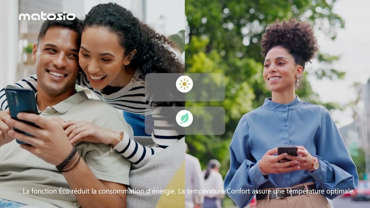 Matosio TRV603-WZ Vanne Thermostatique ZigBee