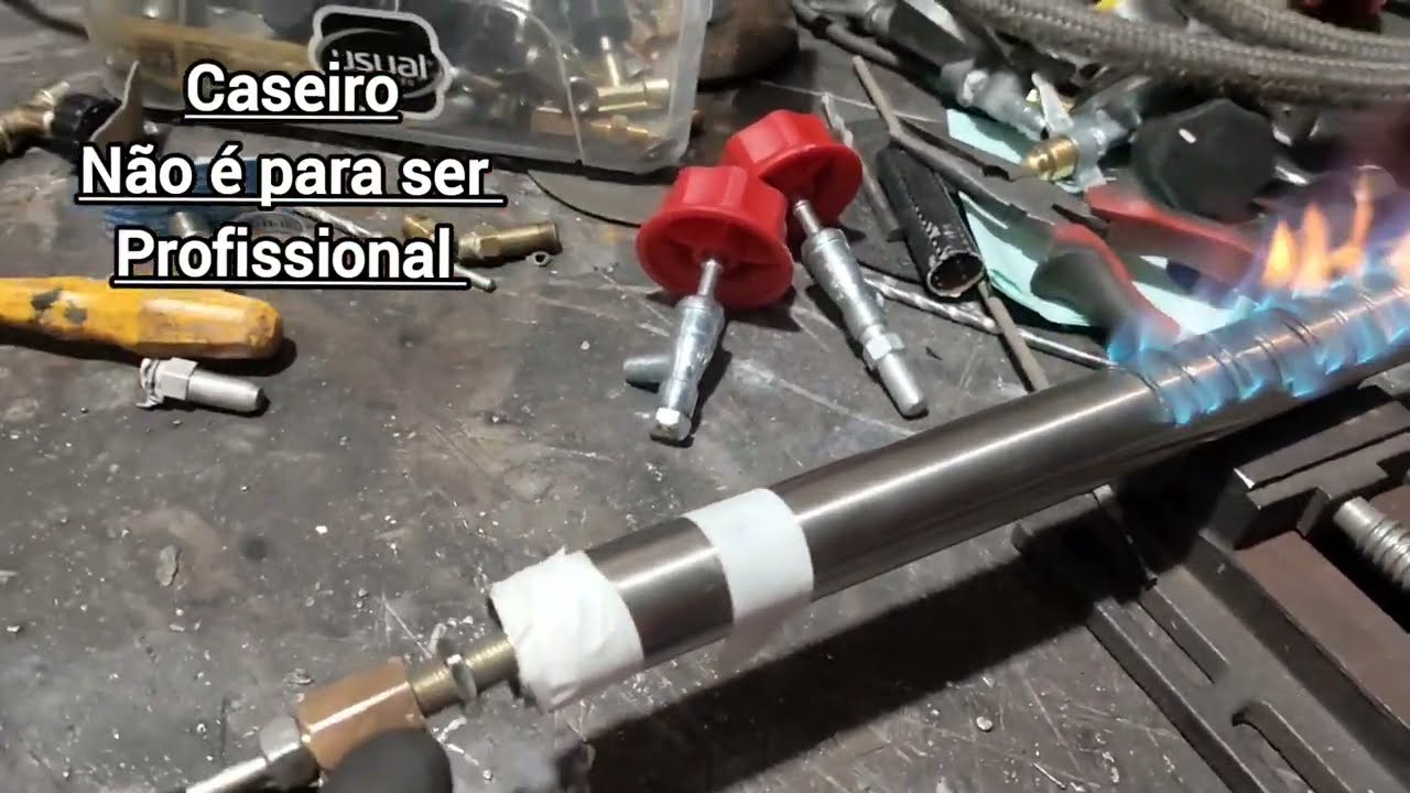 Queimador tipo flauta de 2 cm