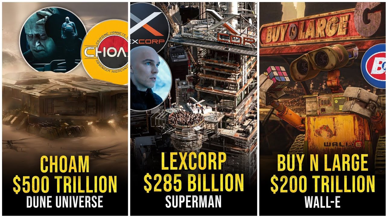 The Richest Fictional Corporations Ever Imagined | From Stark Industries to Wayne Enterprises 💰📈