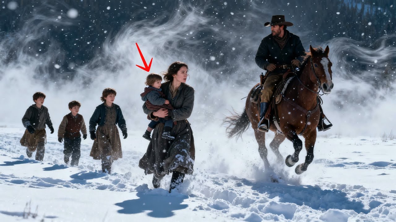 Lost in the Blizzard with No Food — The Cowboy Almost Rode Past Them