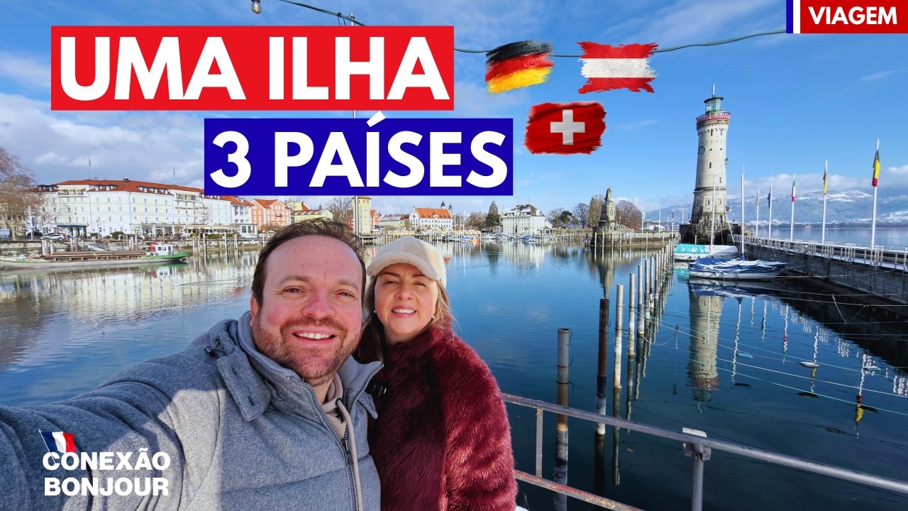 1 DIA EM LINDAU | A LINDA ILHA DA TRÍPLICE FRONTEIRA NO LAGO CONSTANÇA 🇩🇪