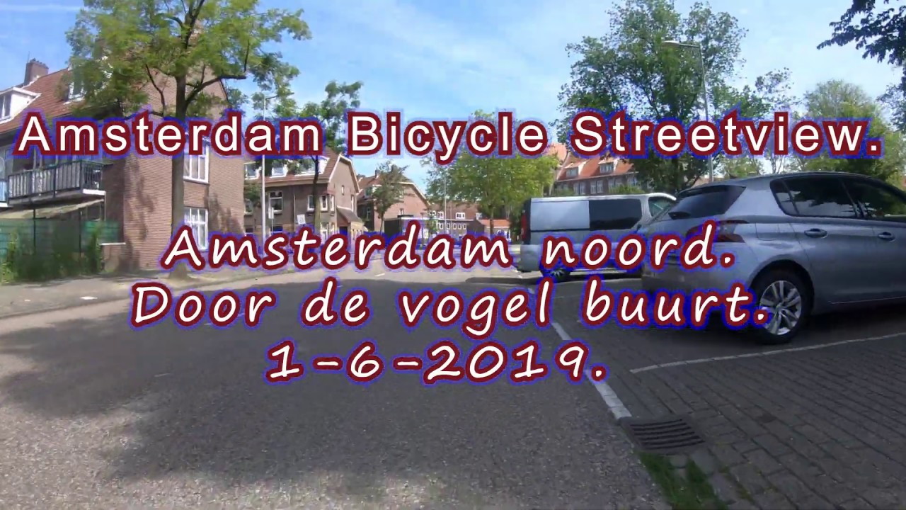 The streets of Amsterdam north. "Vogelbuurt". Most poorest neighborhood in Amsterdam. June 2019.