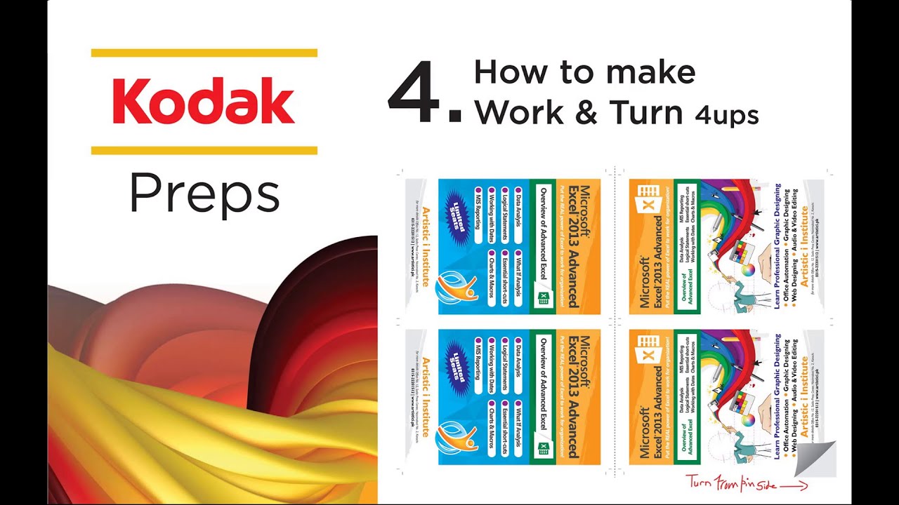 04 How to make Work and Turn - Kodak Preps -  Urdu & Hindi | Ai