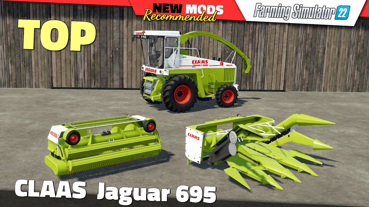FS22 | CLAAS Jaguar 695 [UPDATE] - Farming Simulator 22 New Mods Review 2K60