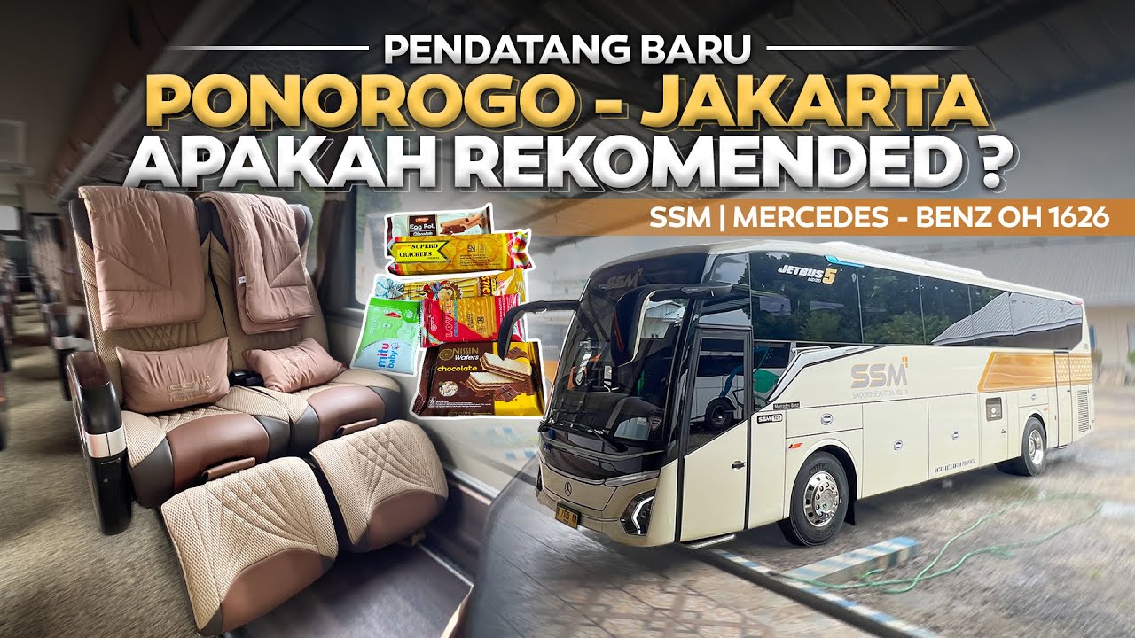 Jakarta - Ponorogo Naik BUS PEMAIN BARU Dijalurnya , Apakah Rekomended ?