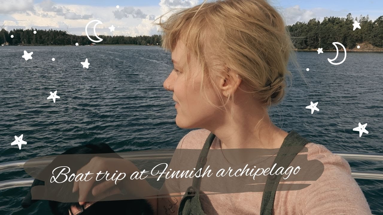 Boat trip at the beautiful Finnish archipelago - vlog