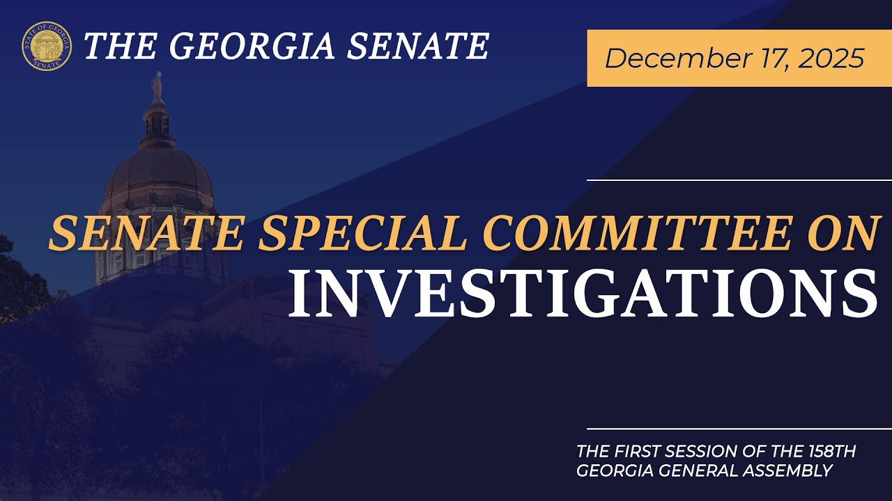 12/17/2025 Special Committee on Investigations