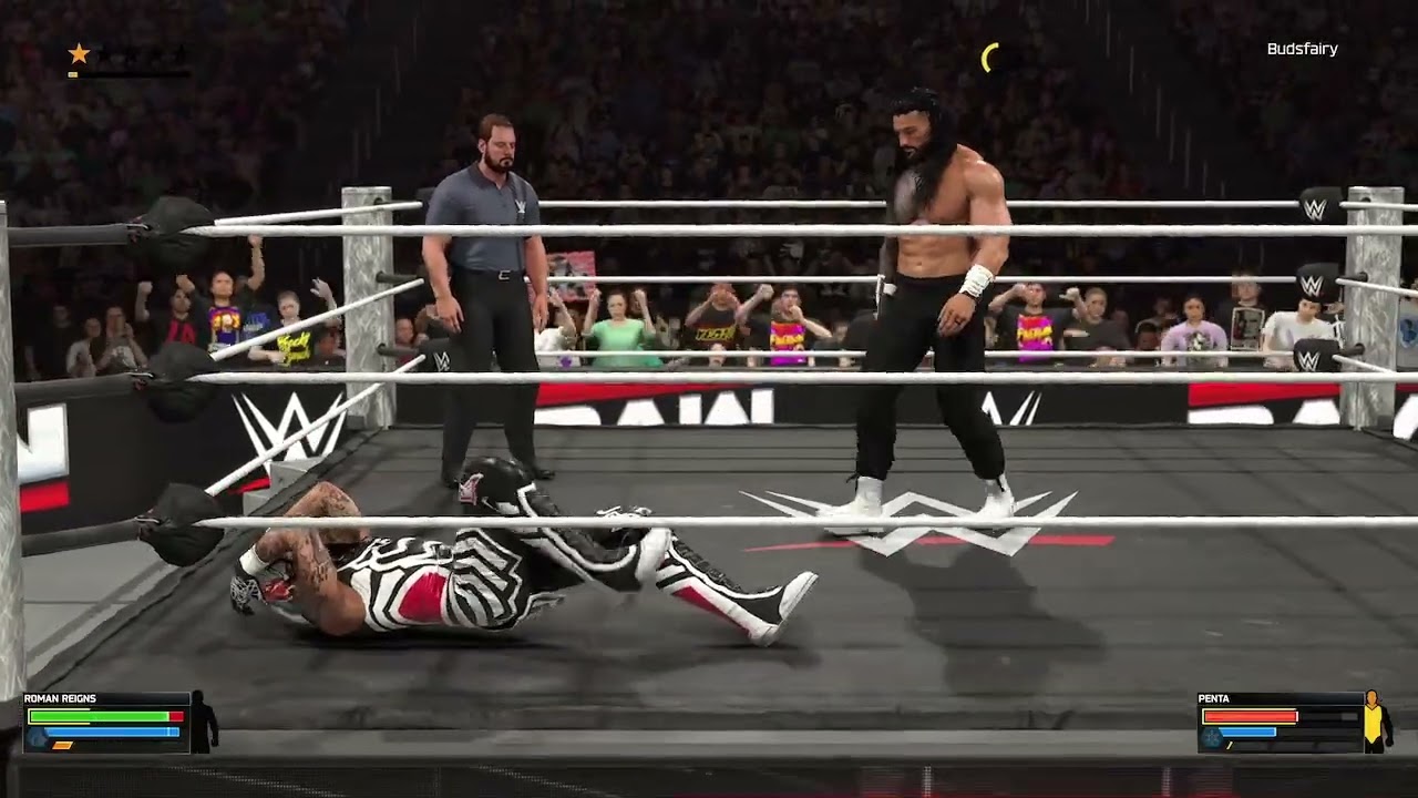 RomanReigns vs Penta wwe intercontinental Championship 