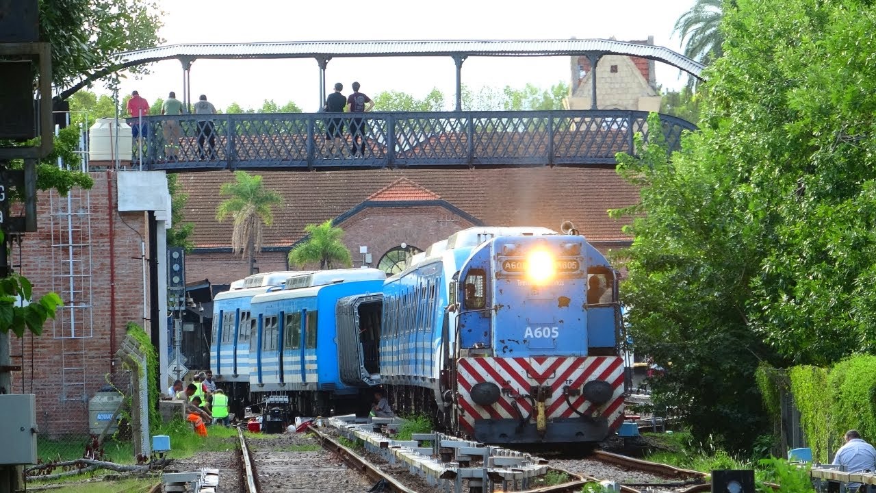 Descarrilo en RAMAL a TIGRE! 26-2-2024 Remolque con locomotora A605