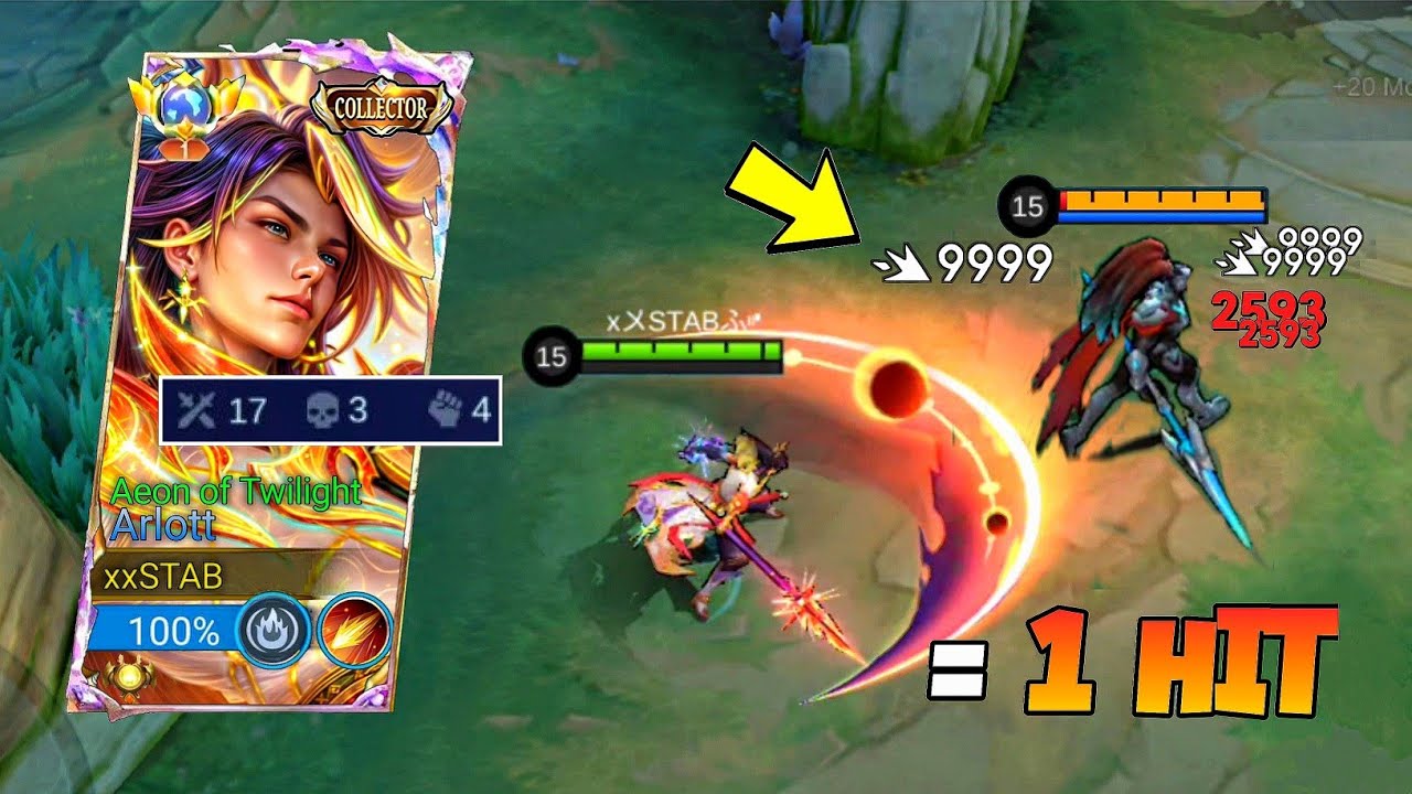 17 KILLS!! ARLOTT 1 SHOT BUILD TO COUNTER META HEROES IN EXP!! - Even Alpha's Sustain is Useless! 