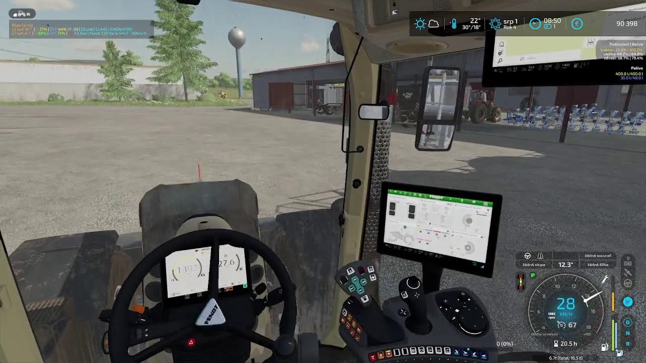 Farming Simulator 22     Žně  sklizen Pšenice