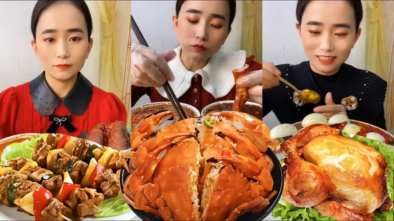 【ASMR】【MUKBANG】DELICIOUS DINING PROGRAM | HOMEMADE CHINESE FOOD|食べる | 吃播 #咀嚼音#mukbang #food #foodie