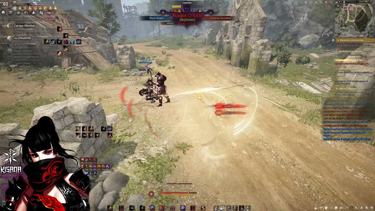 【Kisana】Black Desert SA Kunoichi PVP Montage 23#【 BDO Kuno AWA 】