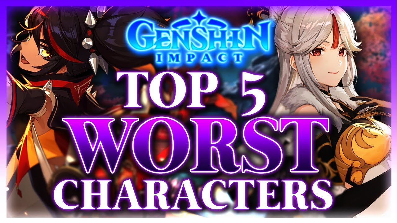 Пять худших персонажей в Genshin Impact