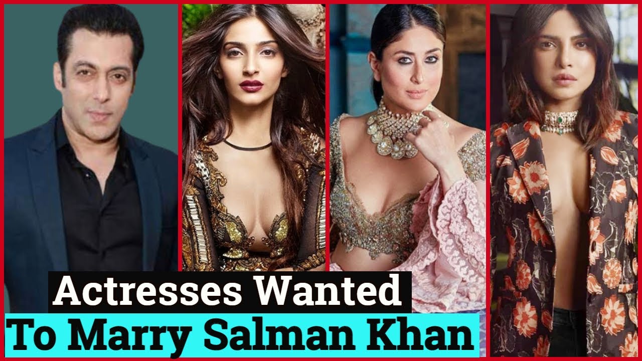 15 Bollywood Actresses Who Wanted To Marry Salman Khan