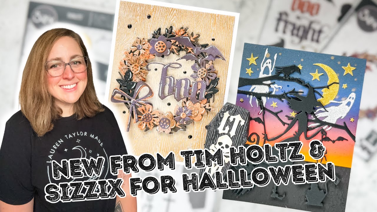 Halloween Release from Tim Holtz & Sizzix! [3 Project Ideas!]