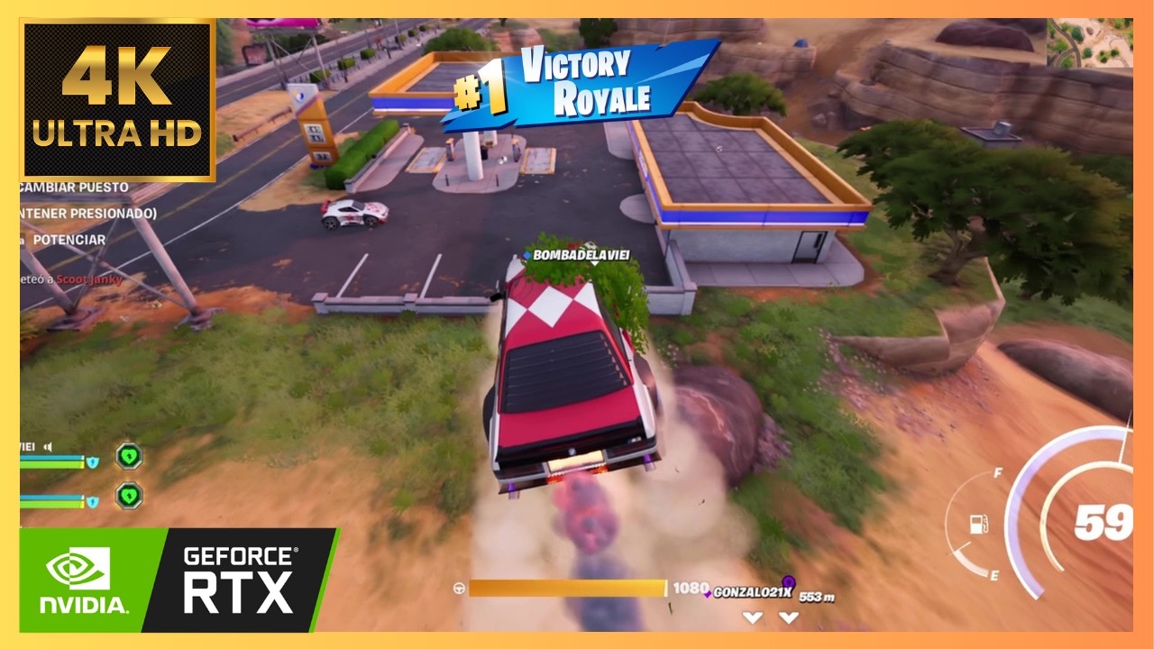 Fornite Trios Gameplay 4KFHD 120fps